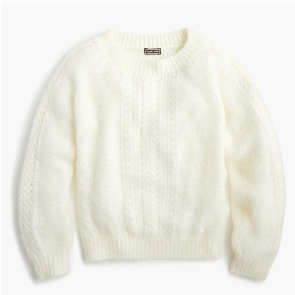 J crew point sur sweater